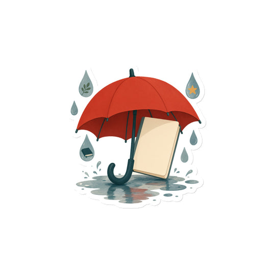 Word Umbrella Die-Cut Magnet, Roots & Talks - product photo