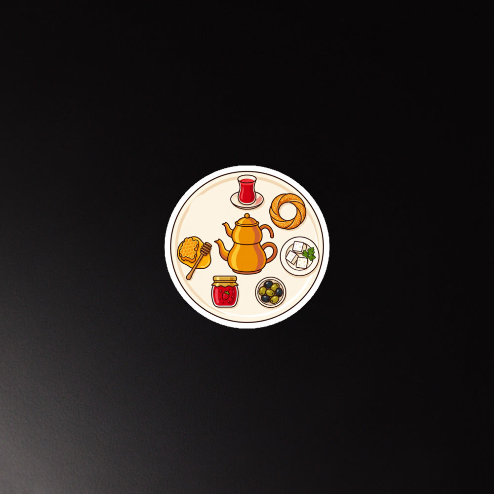 Turkish Breakfast Table Die-Cut Magnet, Roots & Talks - lifestyle photo 1