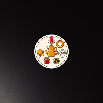 Turkish Breakfast Table Die-Cut Magnet, Roots & Talks - lifestyle photo 1