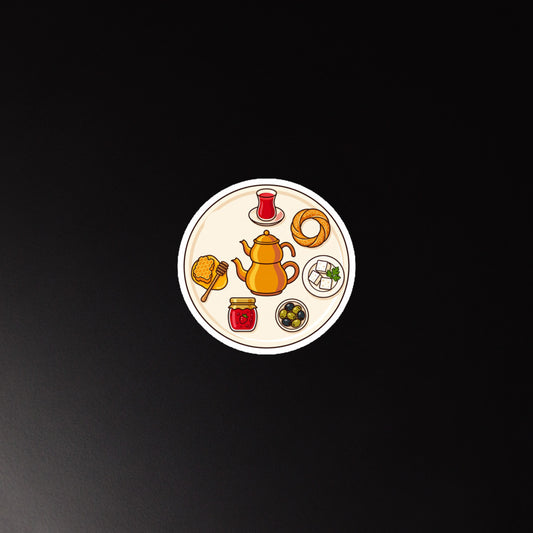Turkish Breakfast Table Die-Cut Magnet, Roots & Talks - lifestyle photo 1