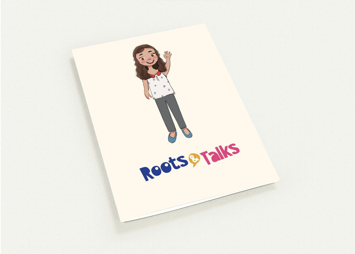 Defne Character Greeting Cards, Pack of 10, Roots & Talks - greeting card photo 1