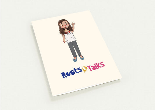 Defne Character Greeting Cards, Pack of 10, Roots & Talks - greeting card photo 1