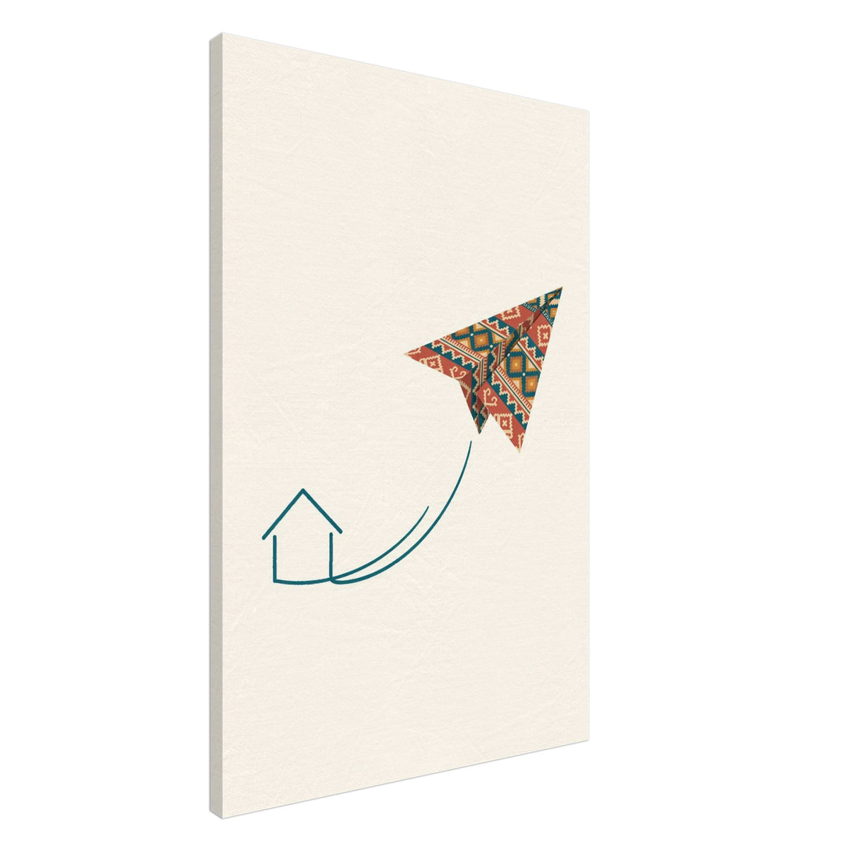 Kilim Flight Canvas Print, Roots & Talks - canvas photo 3