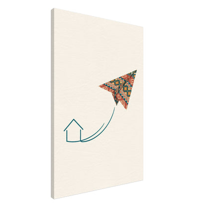 Kilim Flight Canvas Print, Roots & Talks - canvas photo 3