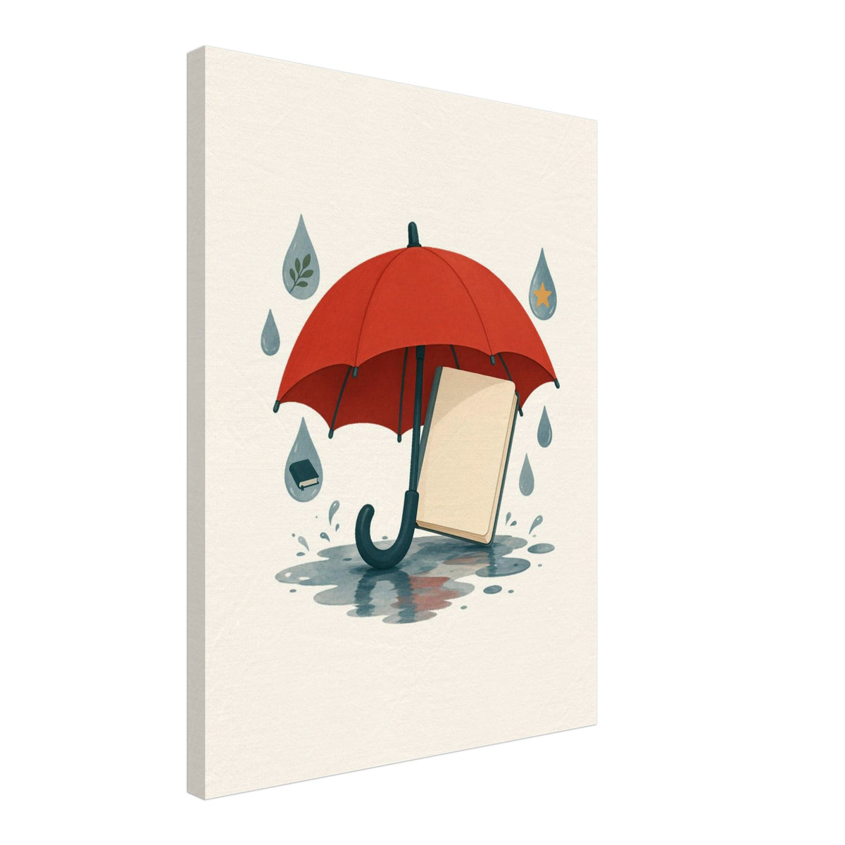 Word Umbrella Canvas Print, Roots & Talks - canvas photo 6