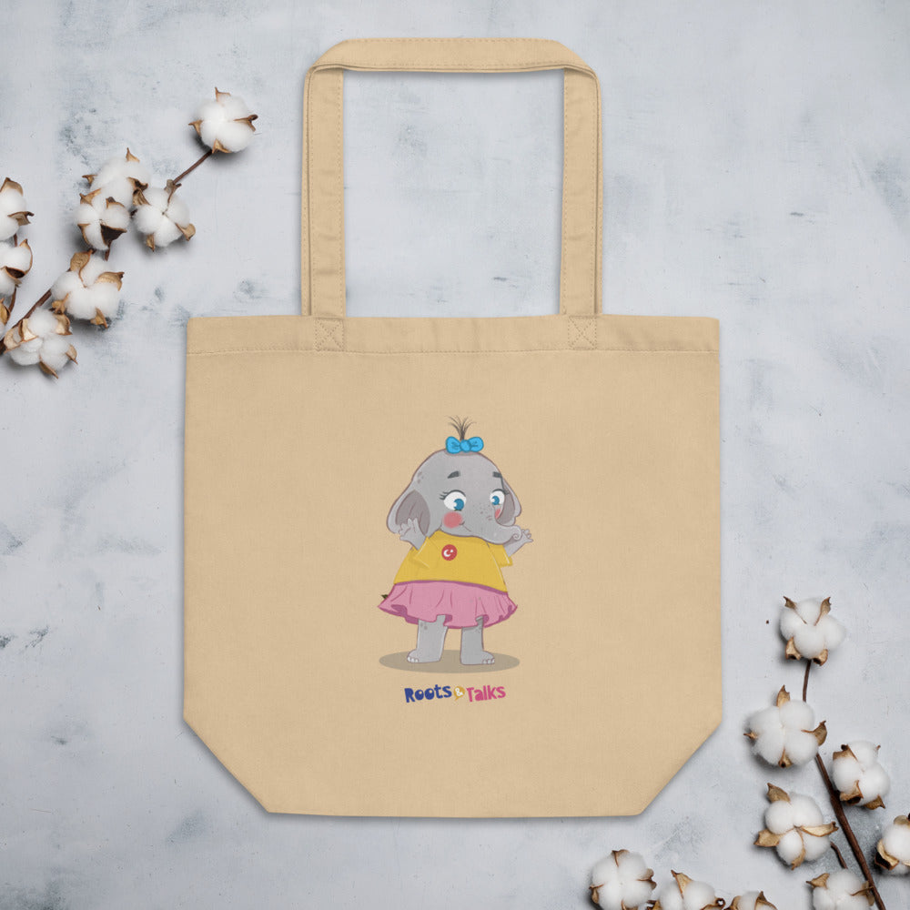 Filiz Elephant Organic Cotton Tote Bag, Roots & Talks - lifestyle photo 1