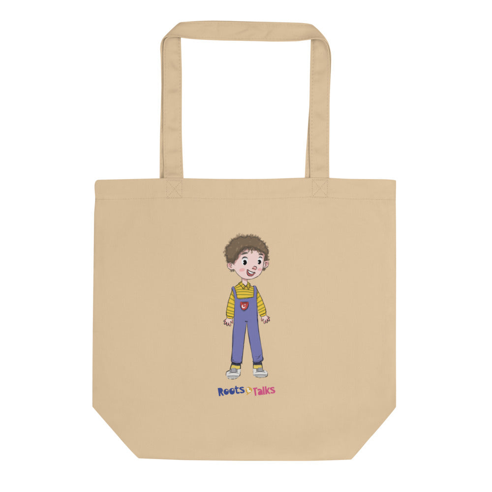 Ahmet Character Organic Cotton Tote Bag, Roots & Talks - product photo