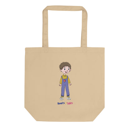 Ahmet Character Organic Cotton Tote Bag, Roots & Talks - product photo