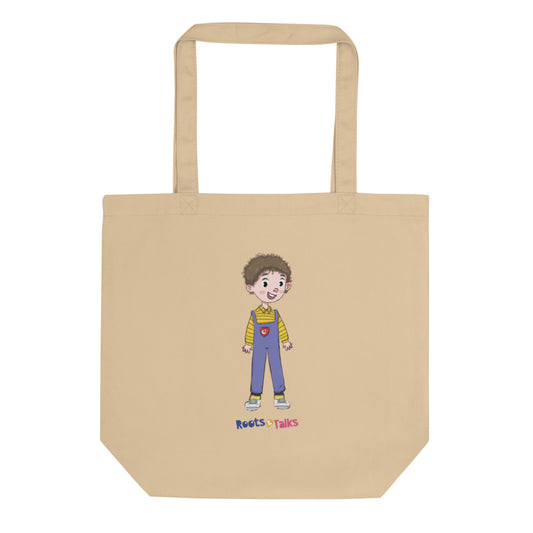 Ahmet Character Organic Cotton Tote Bag, Roots & Talks - product photo