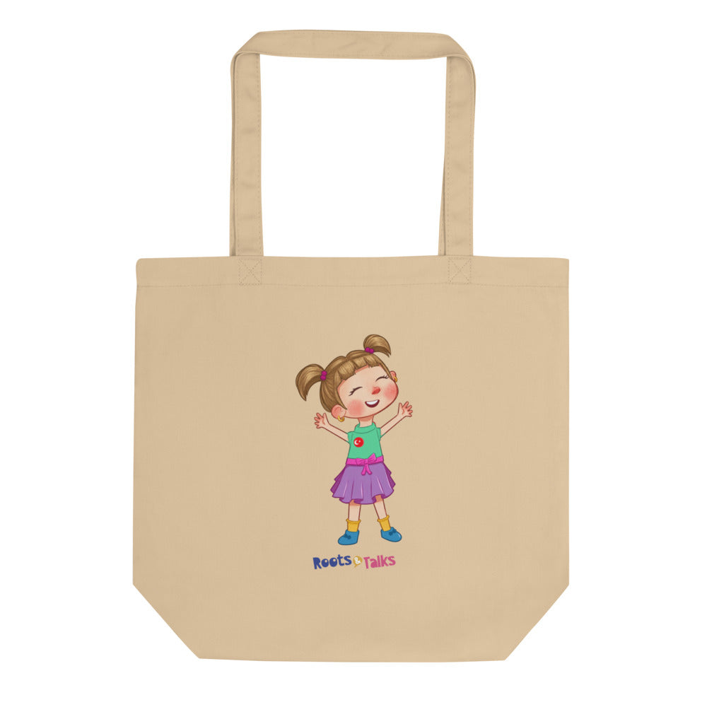 Ela Character Organic Cotton Tote Bag, Roots & Talks - product photo