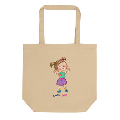 Ela Character Organic Cotton Tote Bag, Roots & Talks - product photo