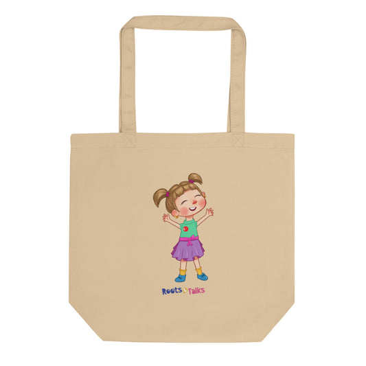 Ela Character Organic Cotton Tote Bag, Roots & Talks - product photo