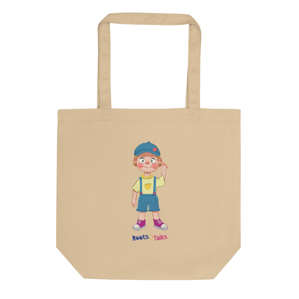 Giray Character Organic Cotton Tote Bag, Roots & Talks - product photo