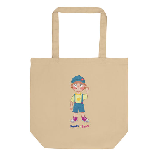 Giray Character Organic Cotton Tote Bag, Roots & Talks - product photo