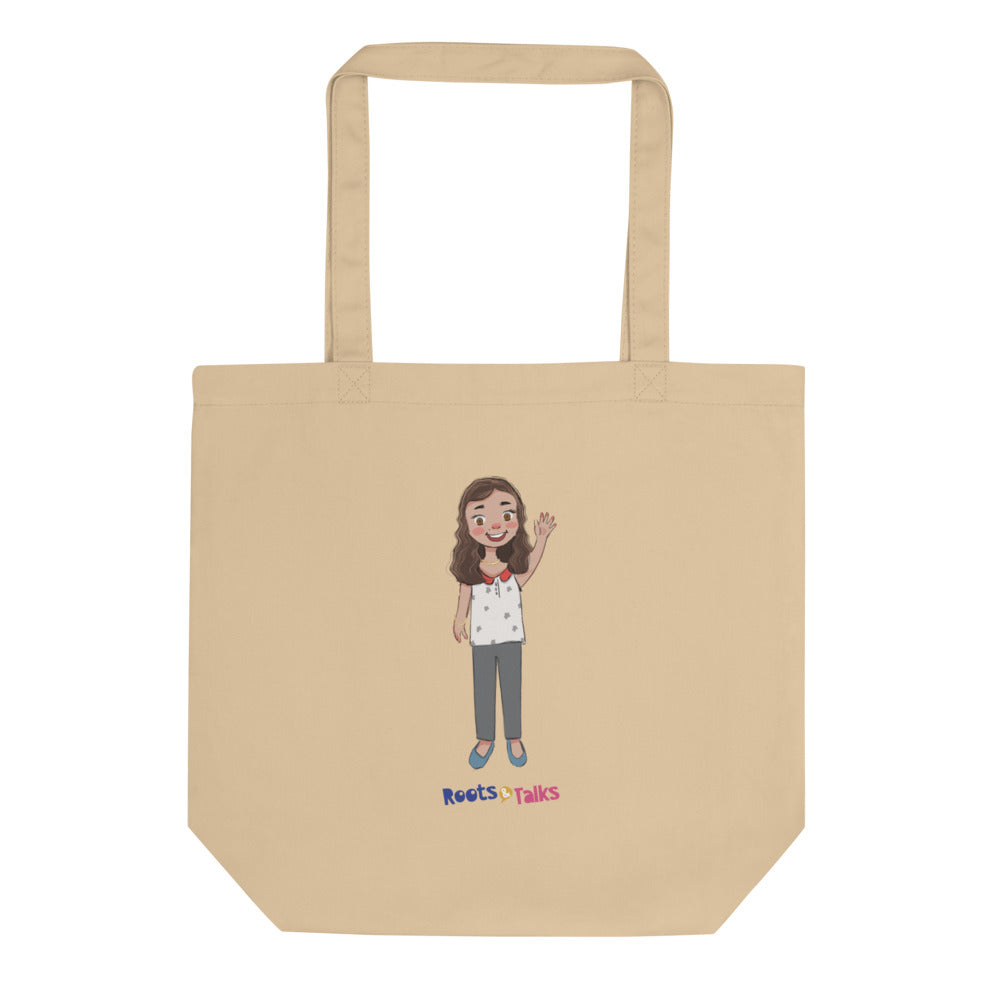 Defne Character Organic Cotton Tote Bag, Roots & Talks - product photo