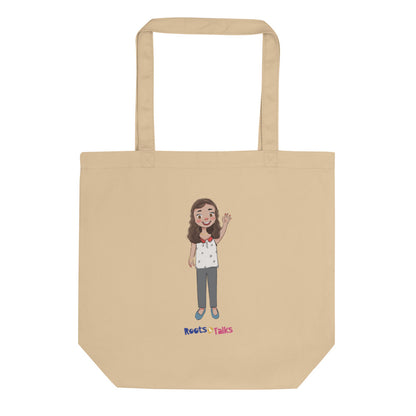 Defne Character Organic Cotton Tote Bag, Roots & Talks - product photo