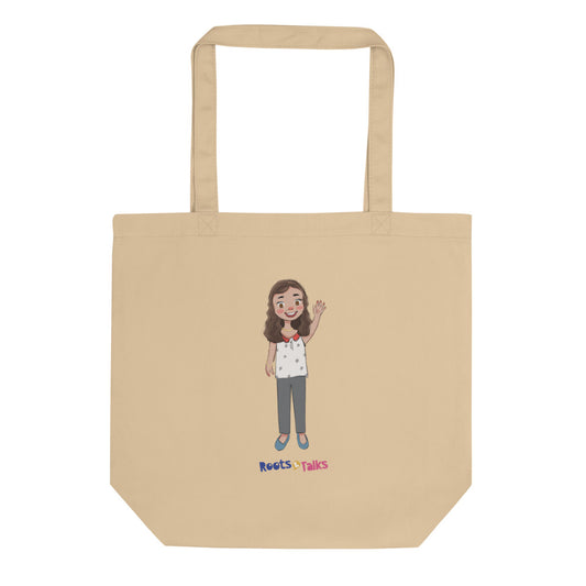 Defne Character Organic Cotton Tote Bag, Roots & Talks - product photo