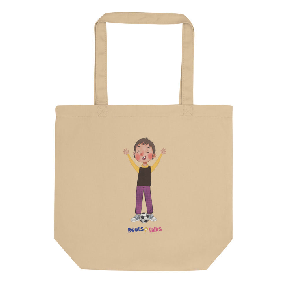 Gazi Character Organic Cotton Tote Bag, Roots & Talks - product photo