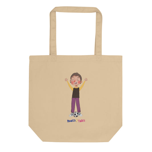Gazi Character Organic Cotton Tote Bag, Roots & Talks - product photo