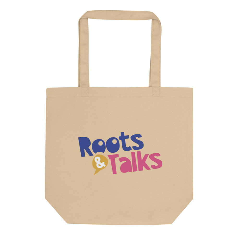 Roots & Talks Logo Organic Cotton Tote Bag - product photo