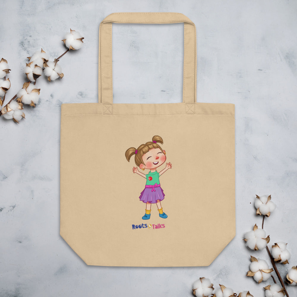 Ela Character Organic Cotton Tote Bag, Roots & Talks - lifestyle photo 1
