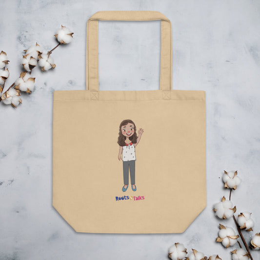 Defne Character Organic Cotton Tote Bag, Roots & Talks - lifestyle photo 1