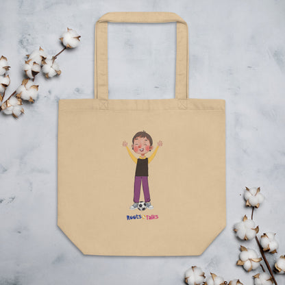 Gazi Character Organic Cotton Tote Bag, Roots & Talks - lifestyle photo 1