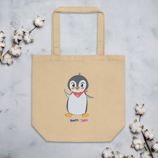 Pingucan Penguin Organic Cotton Tote Bag, Roots & Talks - lifestyle photo 1