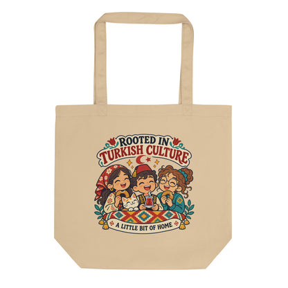 Rooted in Turkish Culture Organic Cotton Tote Bag, Roots & Talks - product photo