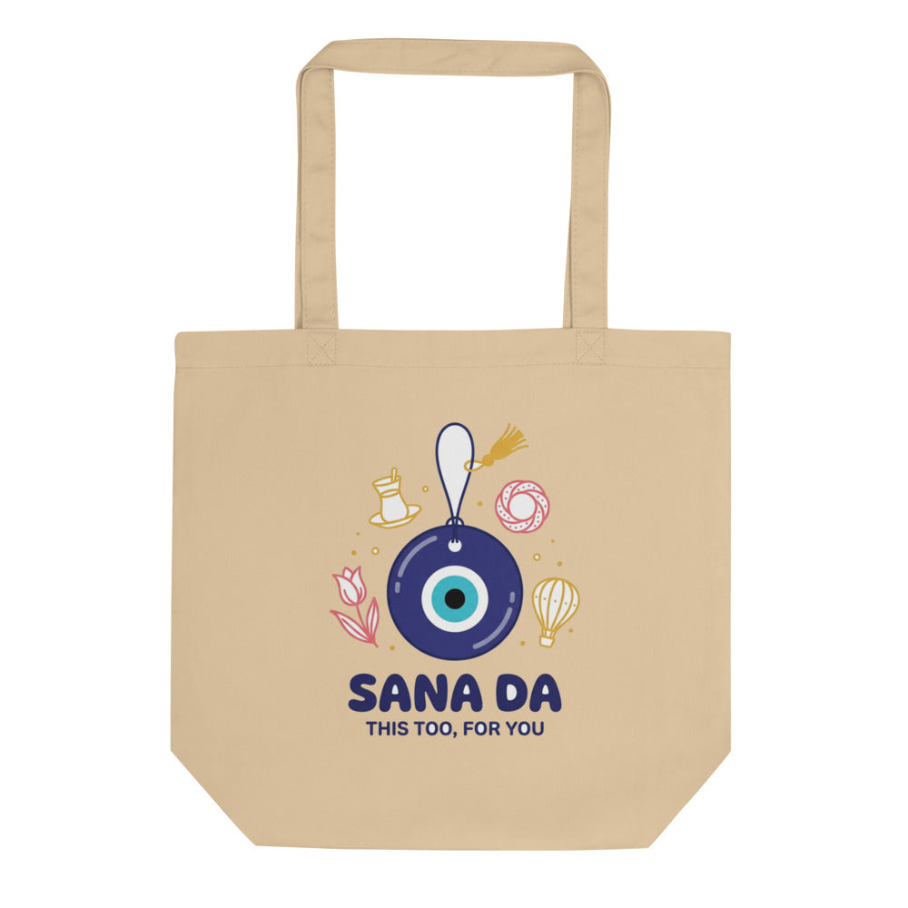 Sana Da Organic Cotton Tote Bag, Roots & Talks - product photo