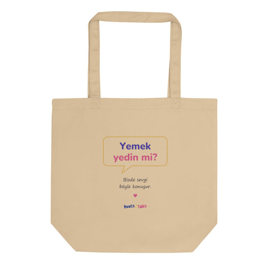Yemek Yedin Mi? Organic Cotton Tote Bag, Roots & Talks - product photo