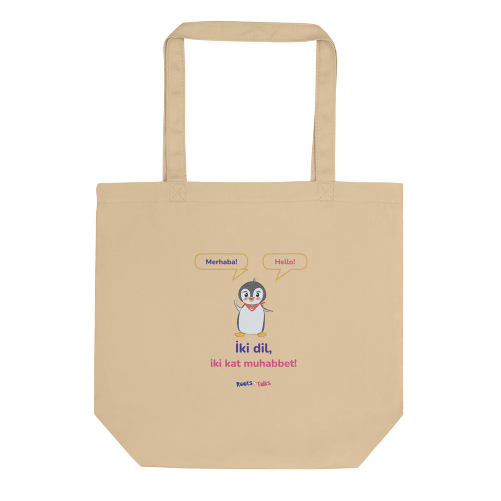İki Dil, İki Kat Muhabbet Organic Cotton Tote Bag, Roots & Talks - product photo