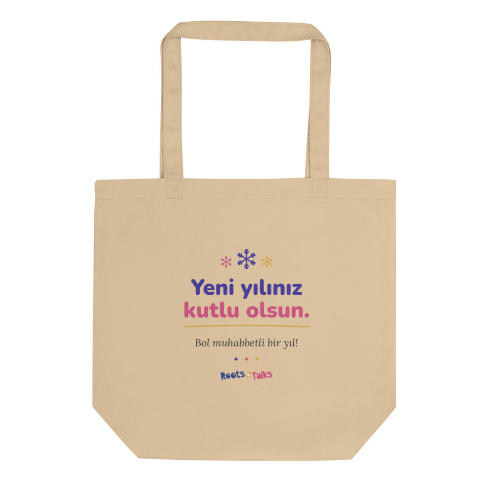 Yeni Yılınız Kutlu Olsun Organic Cotton Tote Bag, Roots & Talks - product photo