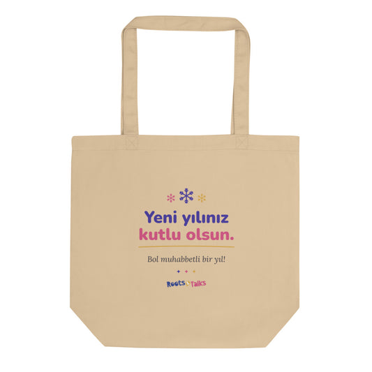 Yeni Yılınız Kutlu Olsun Organic Cotton Tote Bag, Roots & Talks - product photo