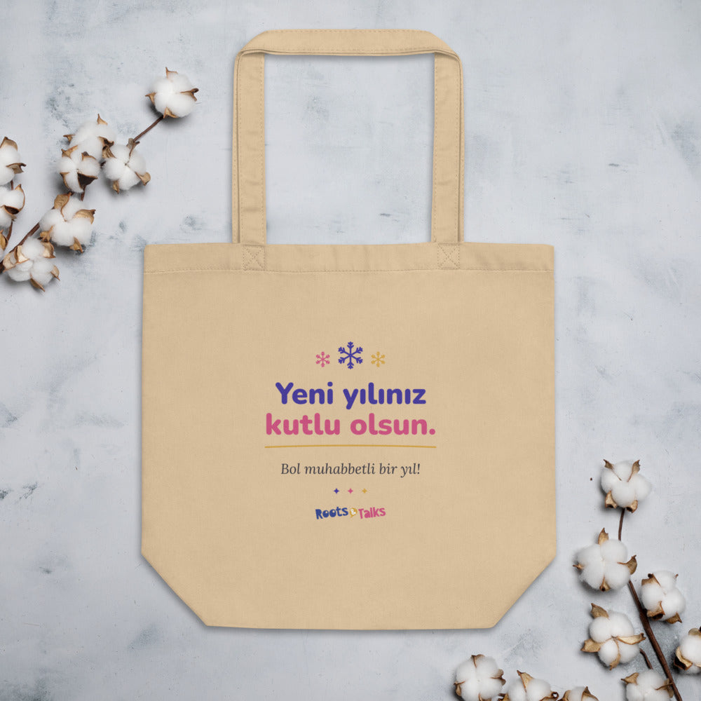 Yeni Yılınız Kutlu Olsun Organic Cotton Tote Bag, Roots & Talks - lifestyle photo 1