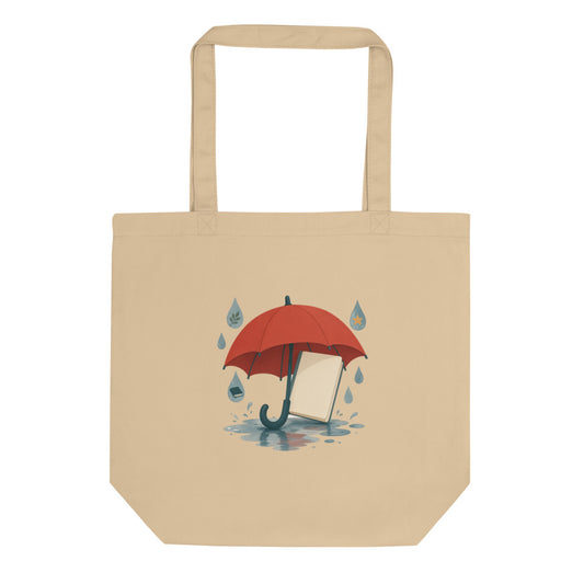 Word Umbrella Organic Cotton Tote Bag, Roots & Talks - product photo