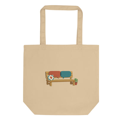 Room for One More Word Organic Cotton Tote Bag, Roots & Talks - product photo