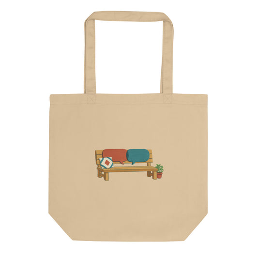 Room for One More Word Organic Cotton Tote Bag, Roots & Talks - product photo