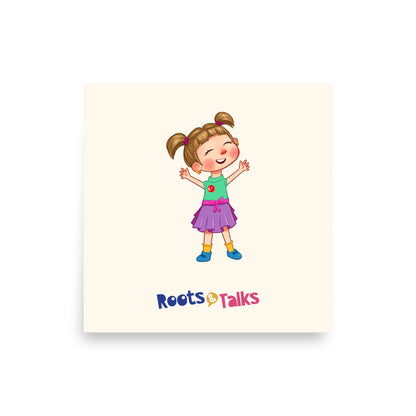 Ela Character Matte Paper Poster, Roots & Talks - product photo