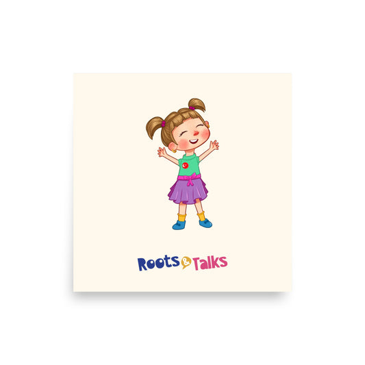 Ela Character Matte Paper Poster, Roots & Talks - product photo