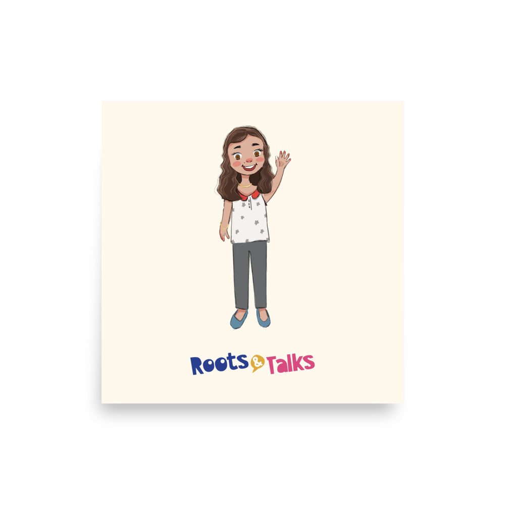 Defne Character Matte Paper Poster, Roots & Talks - product photo