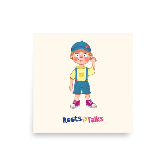 Giray Character Matte Paper Poster, Roots & Talks - product photo