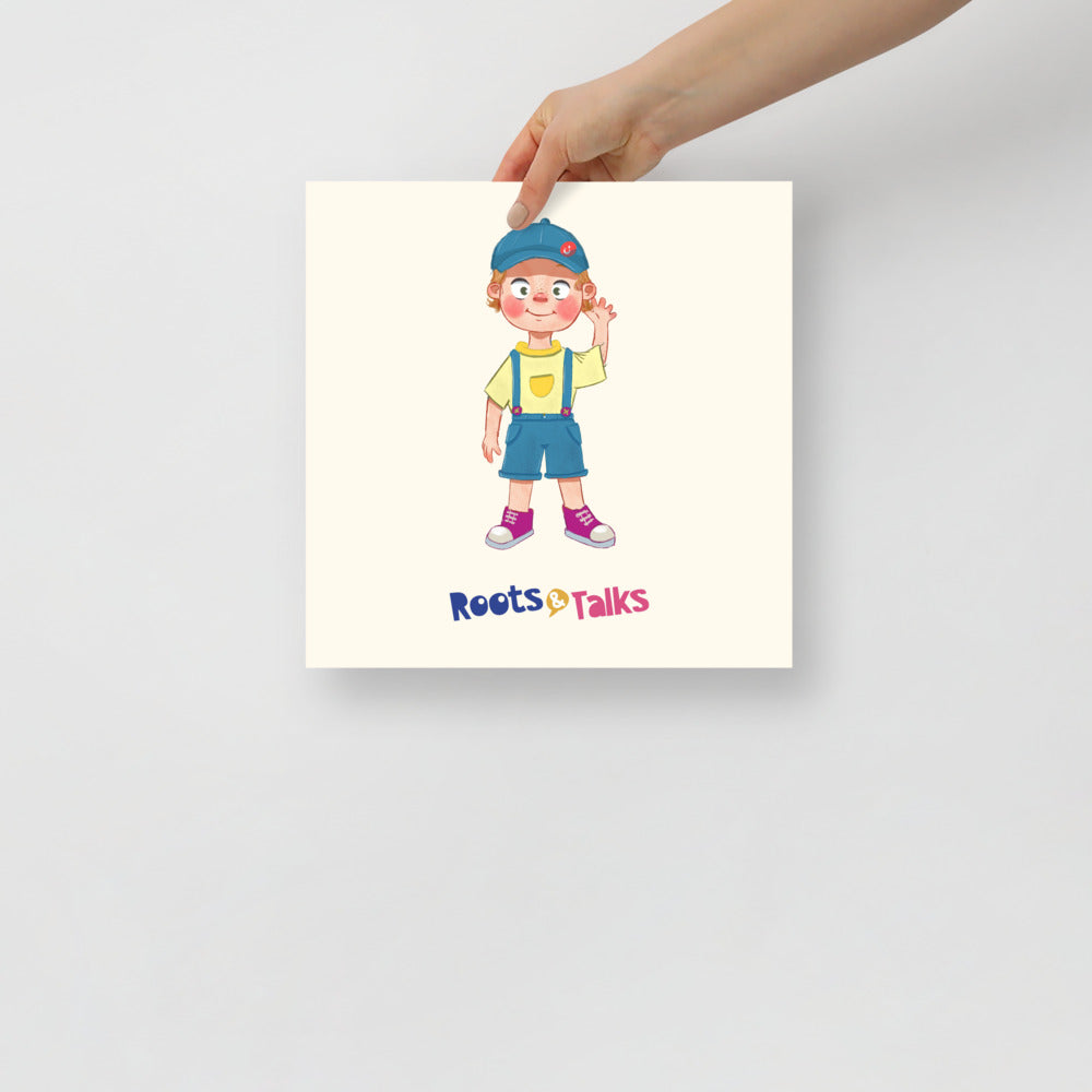 Giray Character Matte Paper Poster, Roots & Talks - lifestyle photo 2