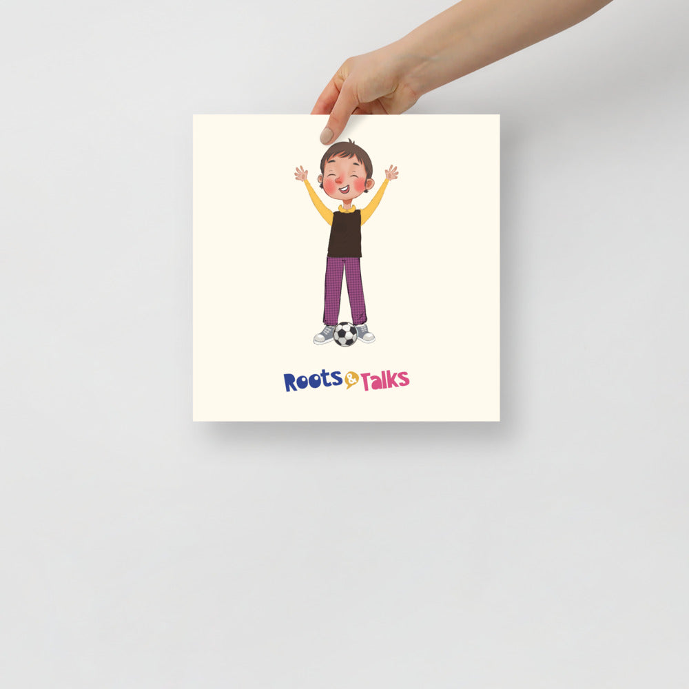 Gazi Character Matte Paper Poster, Roots & Talks - lifestyle photo 2