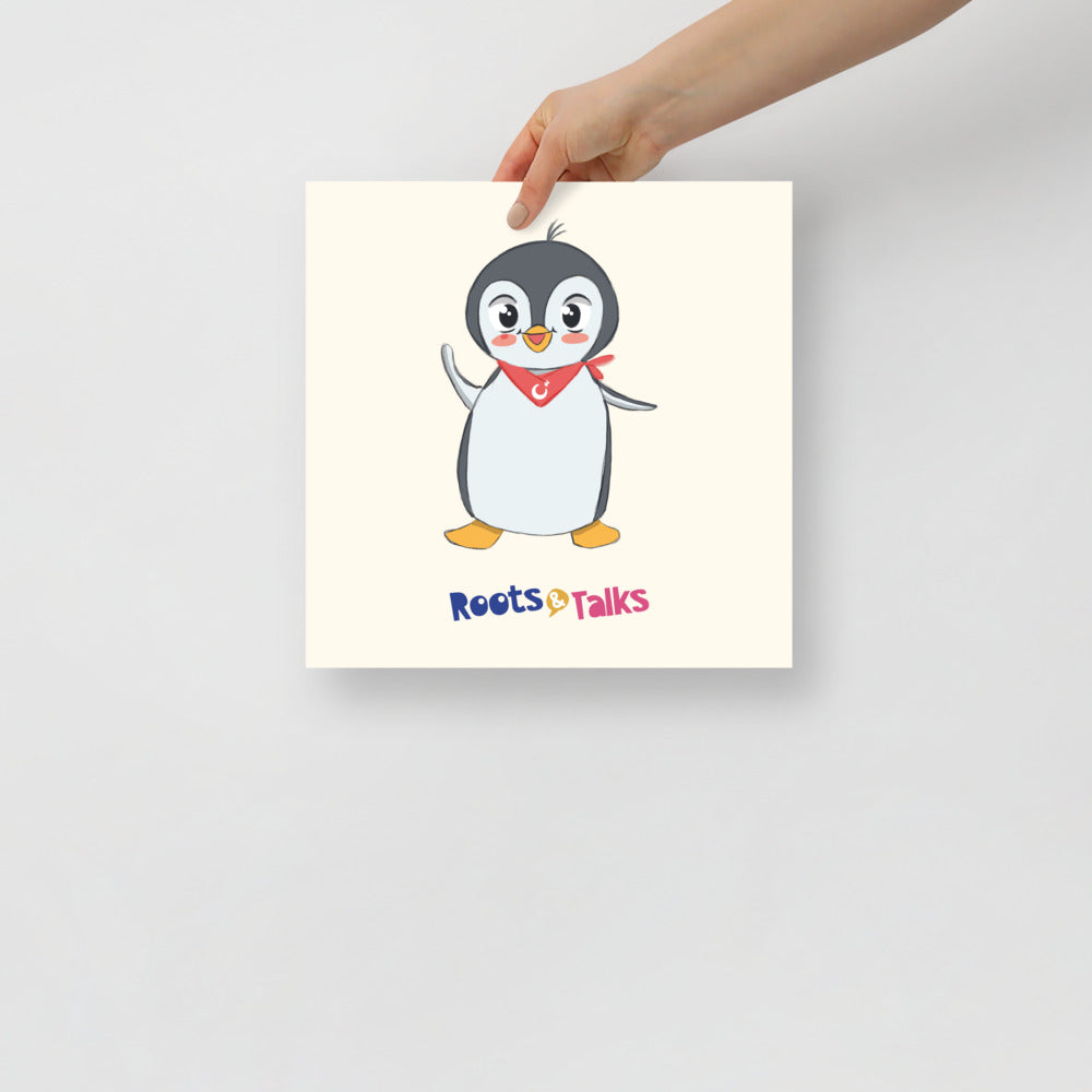 Pingucan Penguin Matte Paper Poster, Roots & Talks - lifestyle photo 2