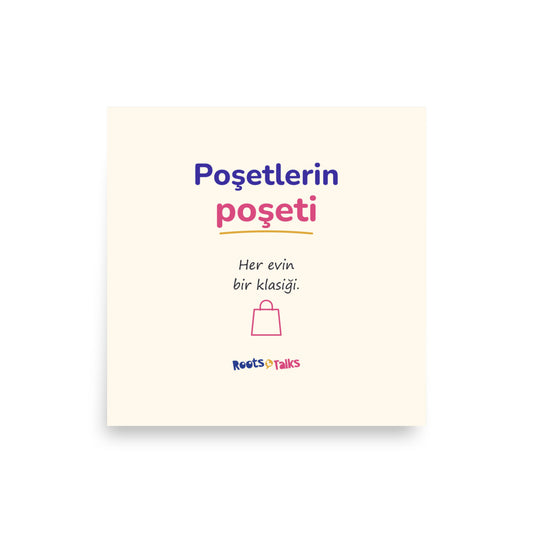 Poşetlerin Poşeti Matte Paper Poster, Roots & Talks - product photo
