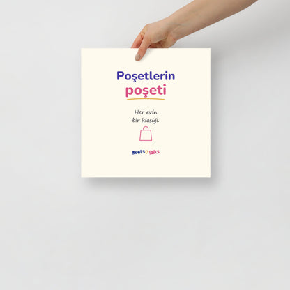Poşetlerin Poşeti Matte Paper Poster, Roots & Talks - lifestyle photo 2