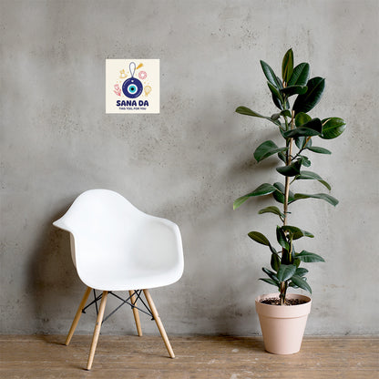 Sana Da Matte Paper Poster, Roots & Talks - lifestyle photo 1