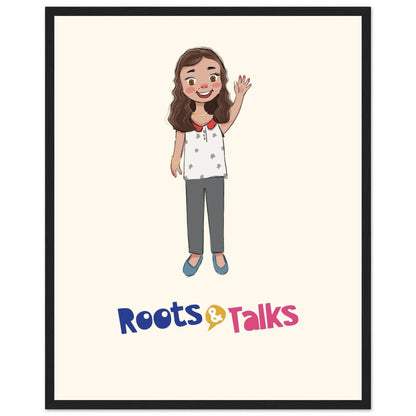Defne Character Framed Portrait Poster, Roots & Talks - framed poster photo 4