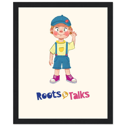 Giray Character Framed Portrait Poster, Roots & Talks - framed poster photo 6